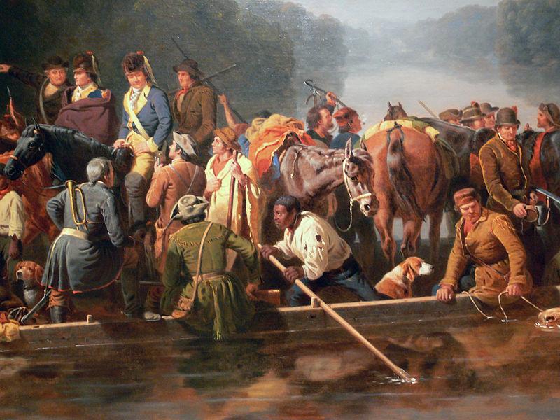 William Ranney Marion Crossing the Pee Dee Sweden oil painting art